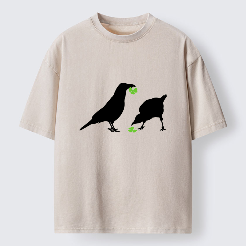 Tokyo-Tiger St. Patrick's Raven Washed T-Shirt