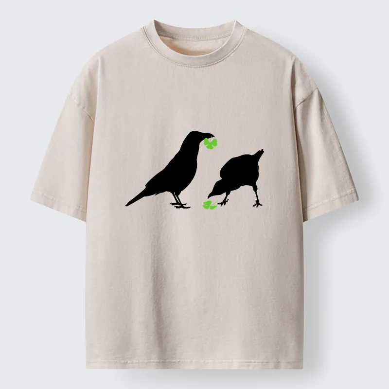 Tokyo-Tiger St. Patrick's Raven Washed T-Shirt
