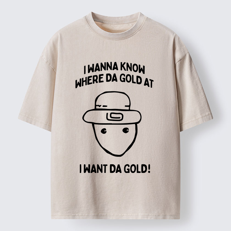 Tokyo-Tiger Funny Alabama Leprechaun Meme Washed T-Shirt