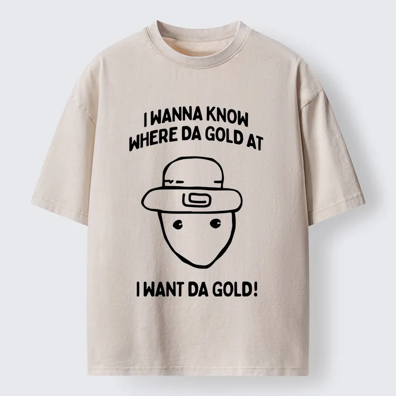 Tokyo-Tiger Funny Alabama Leprechaun Meme Washed T-Shirt