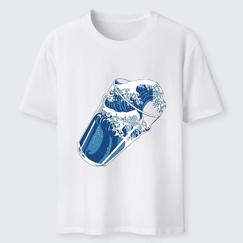 Tokyo-Tiger Waves In The Cup Classic T-Shirt