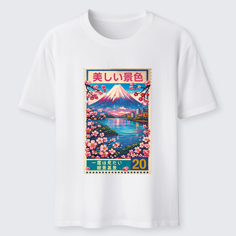 Tokyo-Tiger Springtime Scenery Classic T-Shirt