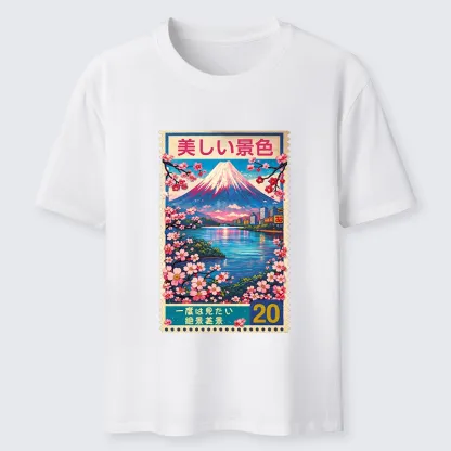 Tokyo-Tiger Springtime Scenery Classic T-Shirt
