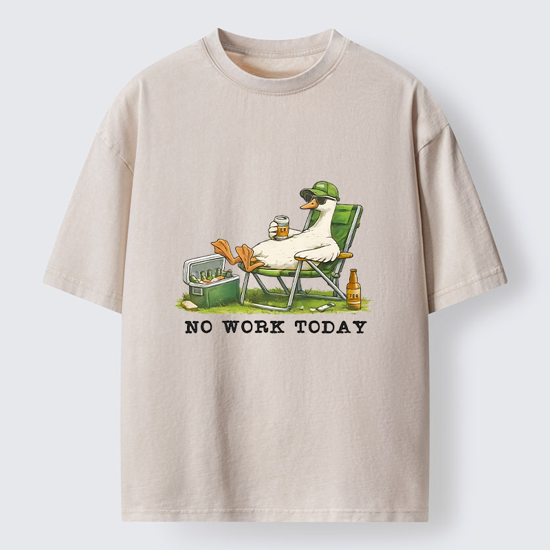 Tokyo-Tiger Resting Duck Washed T-Shirt