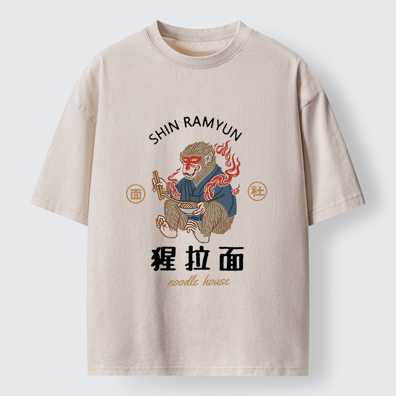 Tokyo-Tiger Shin Ramyun Washed T-Shirt