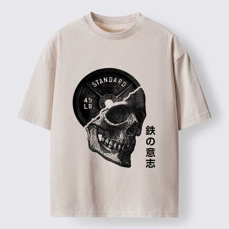 Tokyo-Tiger Iron Will Washed T-Shirt