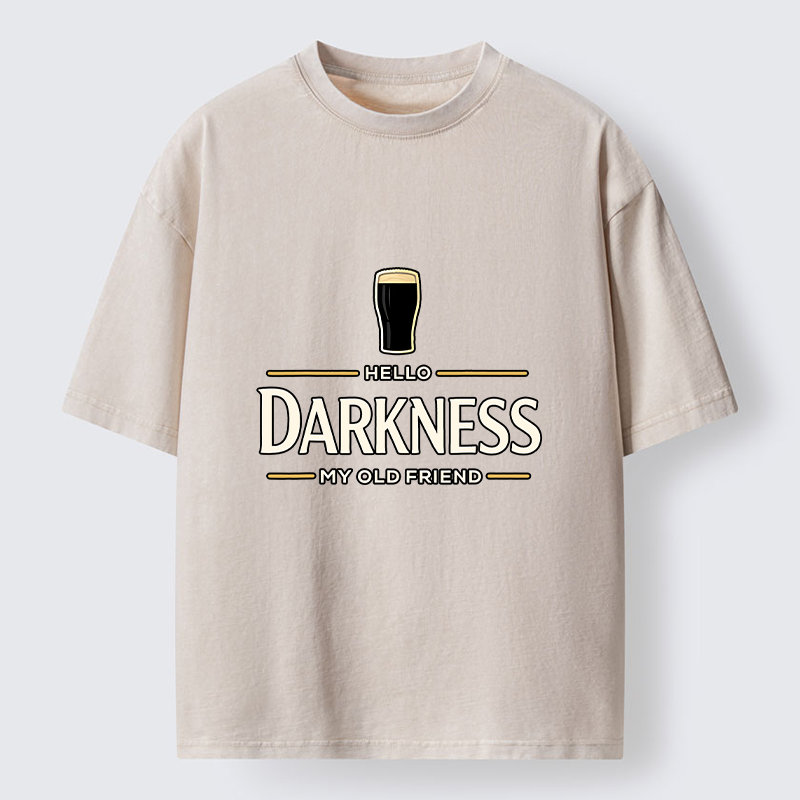 Tokyo-Tiger St. Patrick’s Day Hello Darkness My Old Friend Washed T-Shirt