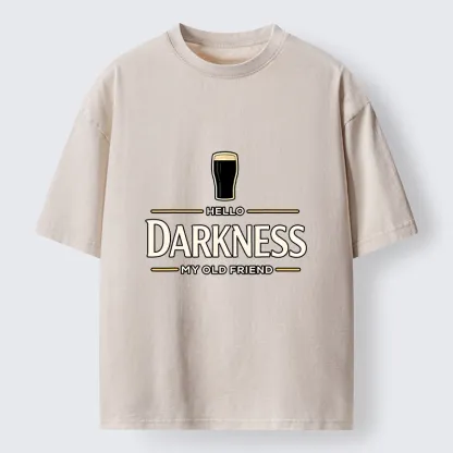Tokyo-Tiger St. Patrick’s Day Hello Darkness My Old Friend Washed T-Shirt
