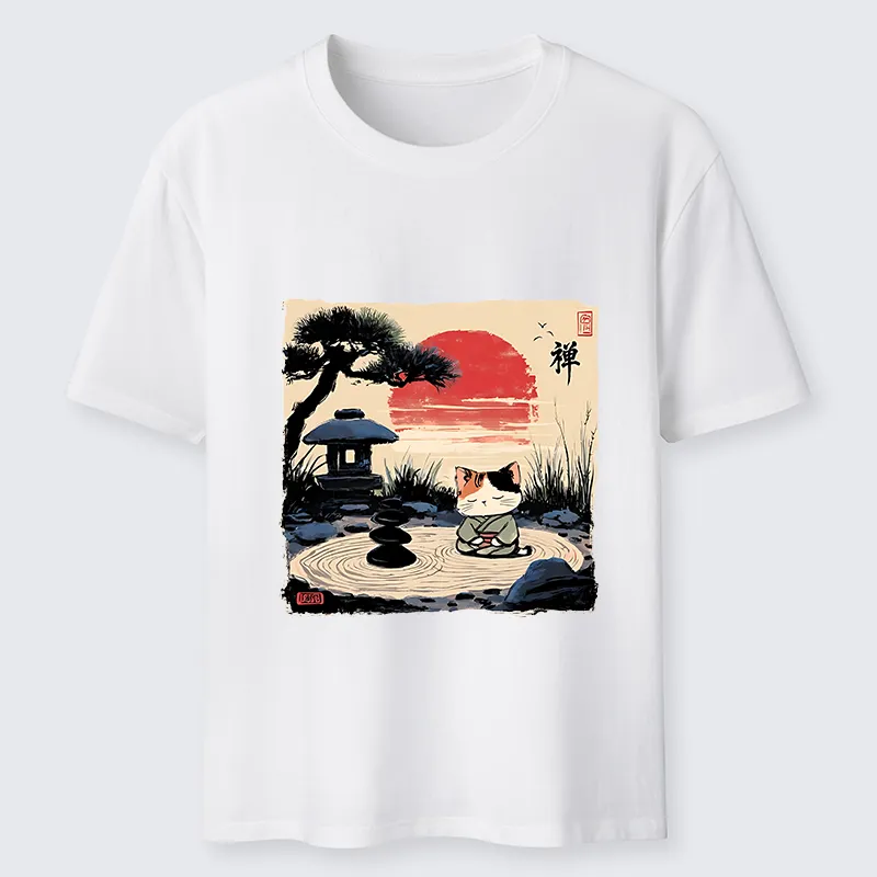 Tokyo-Tiger Zen-like Scenery Classic T-Shirt