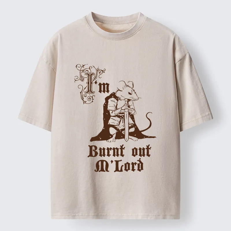 Tokyo-Tiger Tired Mouse Washed T-Shirt