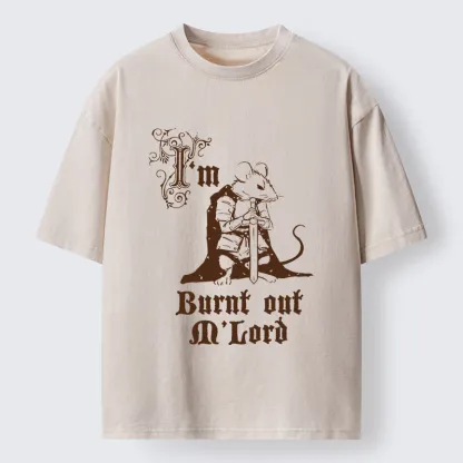 Tokyo-Tiger Tired Mouse Washed T-Shirt