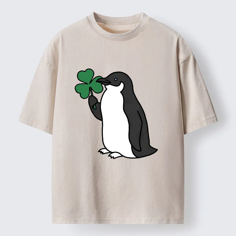 Tokyo-Tiger Penguins And Clover Washed T-Shirt Sale