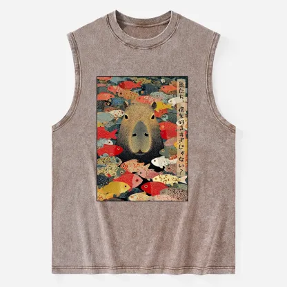 Tokyo-Tiger Am I Too Lovable? Washed Tank