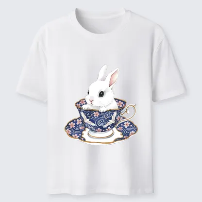 Tokyo-Tiger Cute Rabbit Tea Set Classic T-Shirt