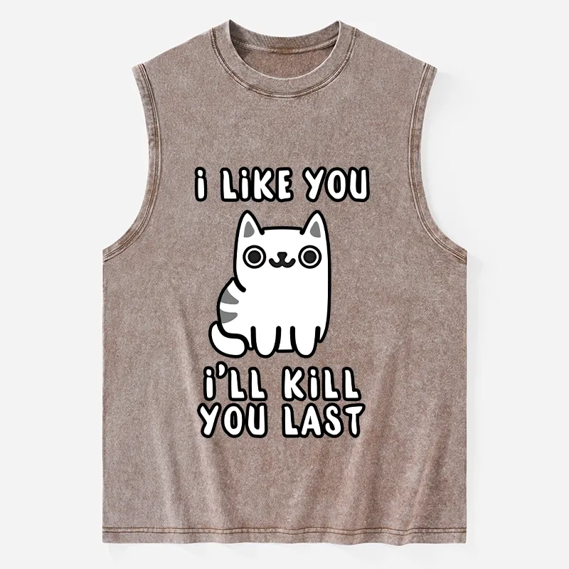 Tokyo-Tiger Cats And Humans Have A Love-hate Relationship Washed Tank