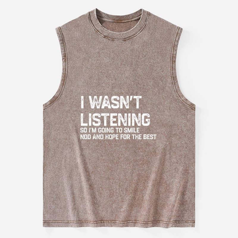 Tokyo-Tiger Indifferent To Everything Washed Tank