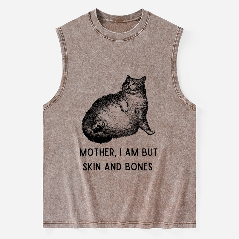 Tokyo-Tiger Skin & Bones Cat Washed Tank