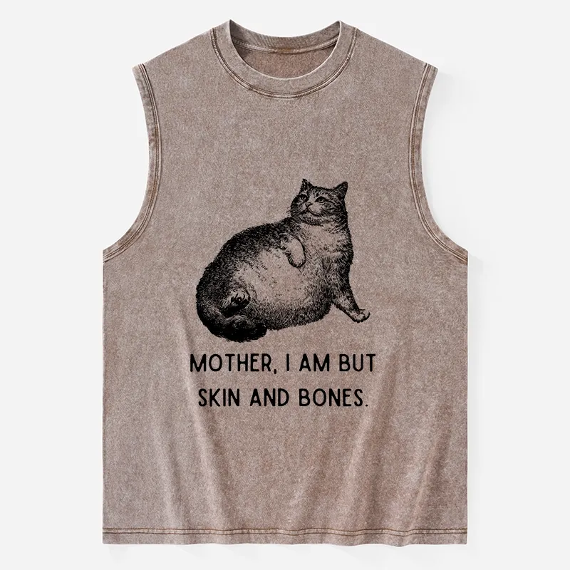 Tokyo-Tiger Skin & Bones Cat Washed Tank