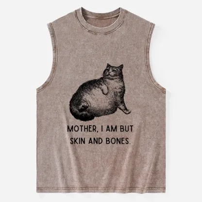 Tokyo-Tiger Skin & Bones Cat Washed Tank