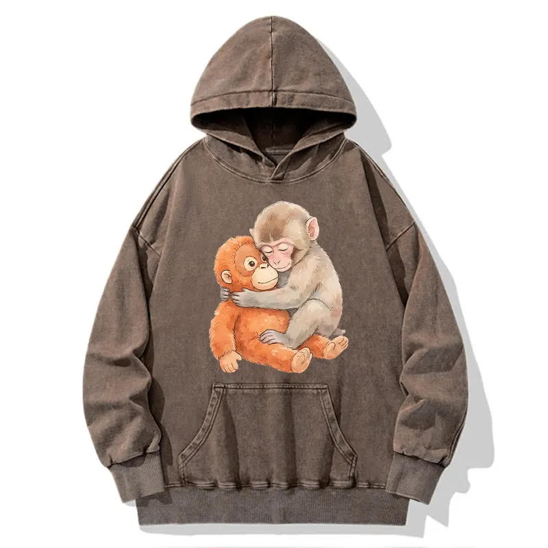 Tokyo-Tiger Poor Punch Washed Hoodie