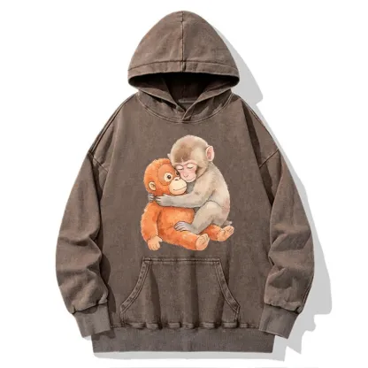 Tokyo-Tiger Poor Punch Washed Hoodie