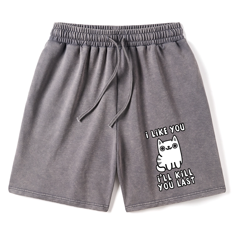 Tokyo-Tiger Cats And Humans Have A Love-hate Relationship Washed Shorts