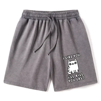 Tokyo-Tiger Cats And Humans Have A Love-hate Relationship Washed Shorts