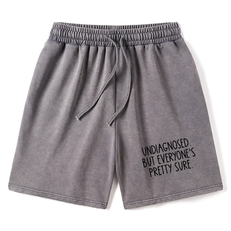 Tokyo-Tiger Self-diagnosed Illness Funny Washed Shorts