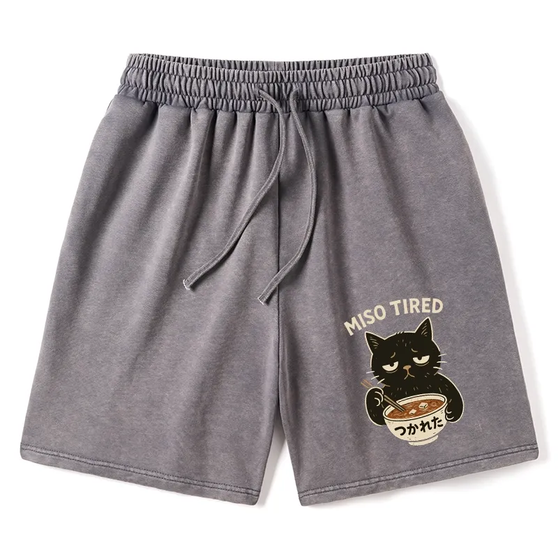 Tokyo-Tiger I’m So Tired Washed Shorts