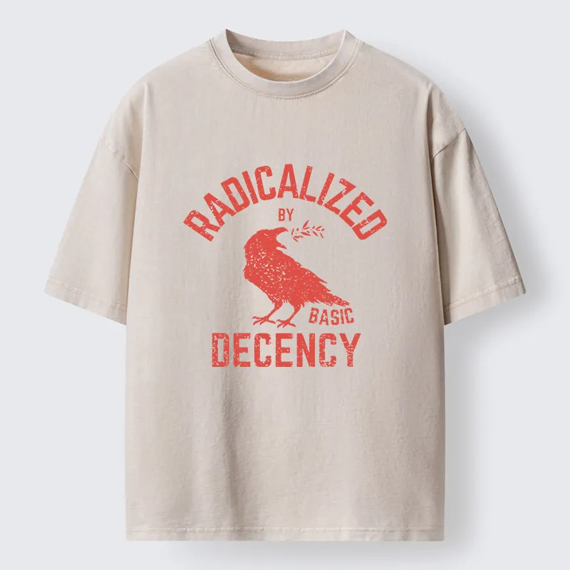 Tokyo-Tiger Thoughtful Crow Washed T-Shirt