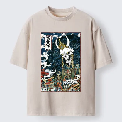 Tokyo-Tiger King Of The Underworld Washed T-Shirt