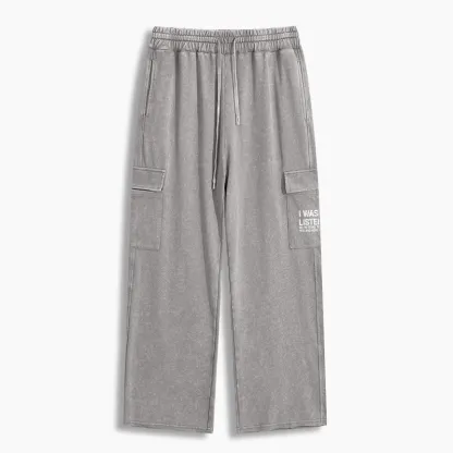 Tokyo-Tiger Indifferent To Everything Washed Utility Sweatpants