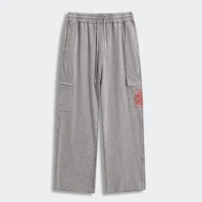 Tokyo-Tiger Pigeon That Was Moved Washed Utility Sweatpants