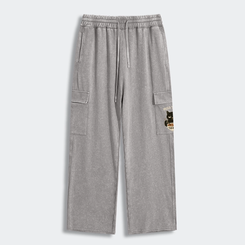 Tokyo-Tiger  I’m So Tired Washed Utility Sweatpants