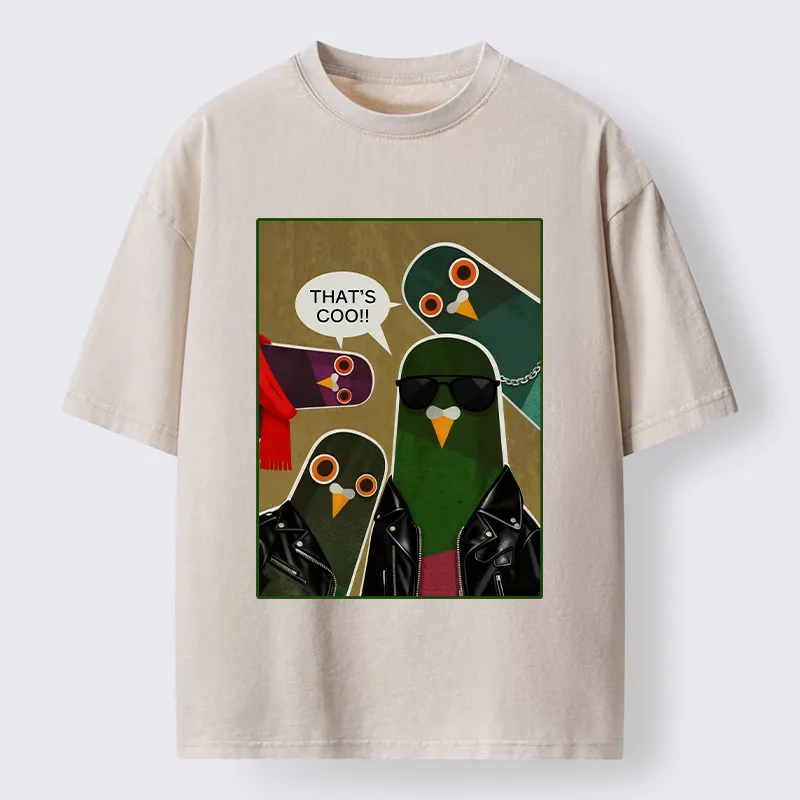 Tokyo-Tiger Cool Pigeon Washed T-Shirt Sale