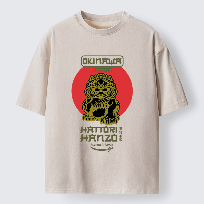 Tokyo-Tiger Hattori Hanzo Sword Washed T-Shirt