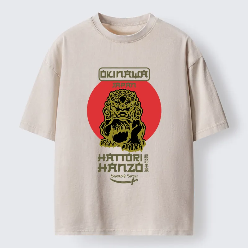 Tokyo-Tiger Hattori Hanzo Sword Washed T-Shirt