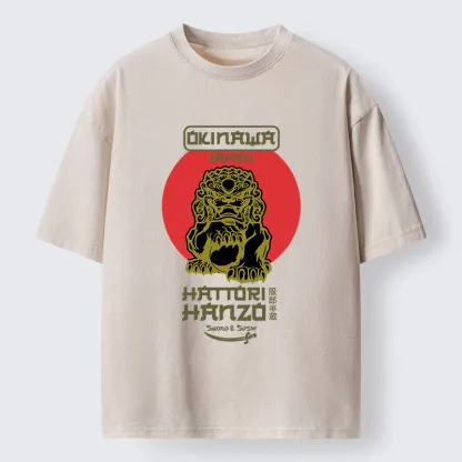 Tokyo-Tiger Hattori Hanzo Sword Washed T-Shirt