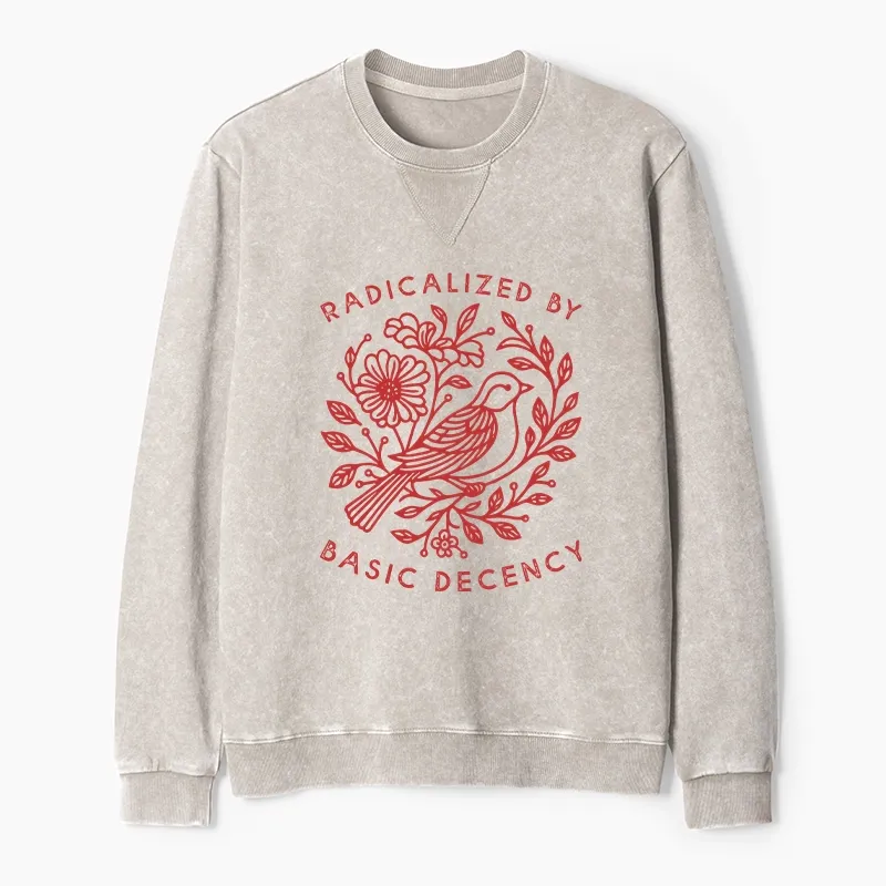 Tokyo-Tiger Pigeon That Was Moved Washed Terry Sweatshirt Sale