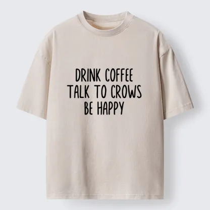 Tokyo-Tiger Happy Life Washed T-Shirt