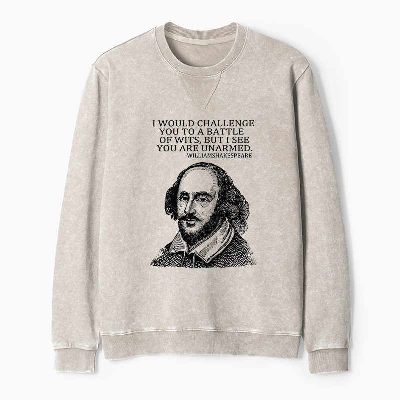 Tokyo-Tiger Your Intelligence Is Inferior To Mine Washed Terry Sweatshirt