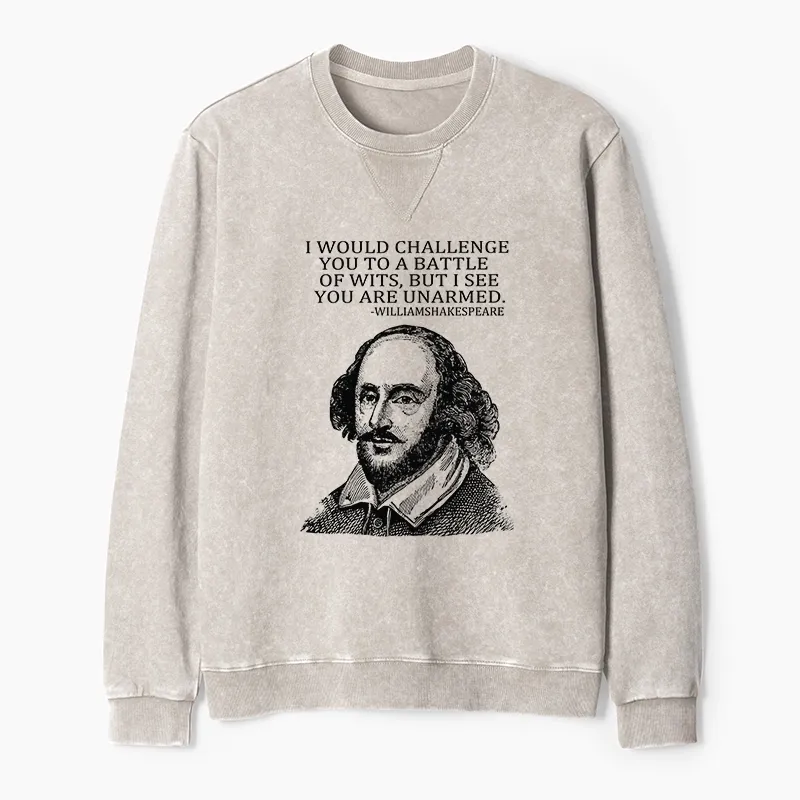 Tokyo-Tiger Your Intelligence Is Inferior To Mine Washed Terry Sweatshirt Sale