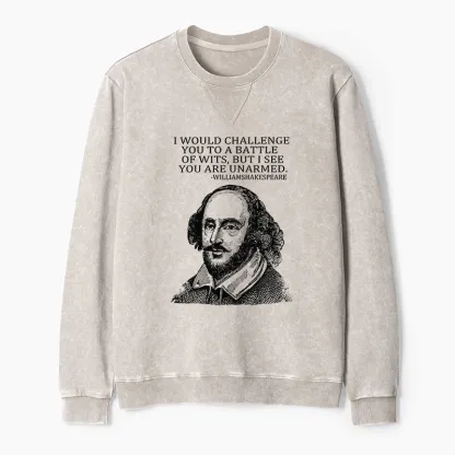 Tokyo-Tiger Your Intelligence Is Inferior To Mine Washed Terry Sweatshirt