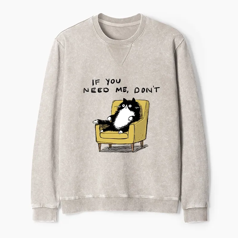 Tokyo-Tiger Unavailable Cat Washed Terry Sweatshirt Sale