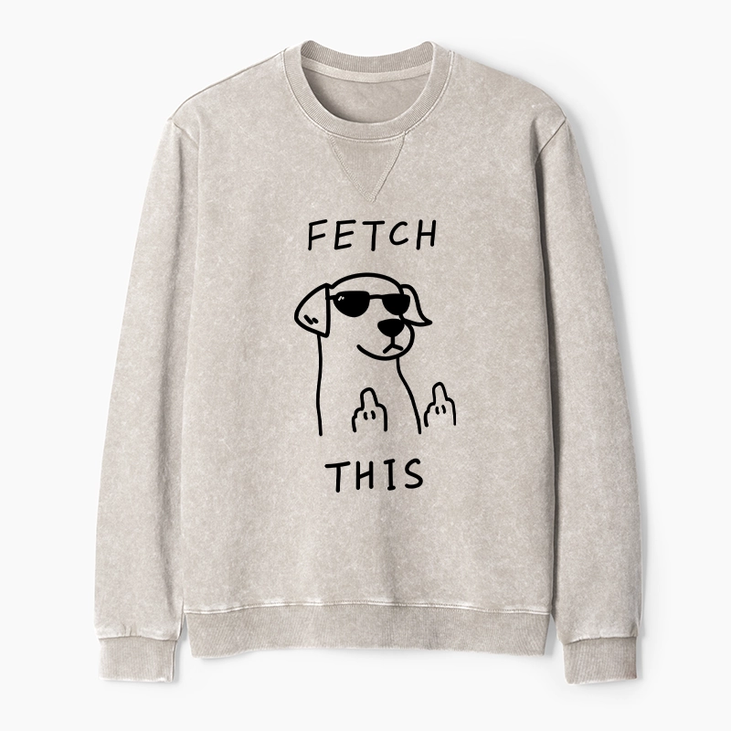 Tokyo-Tiger Rebellious Dog Washed Terry Sweatshirt