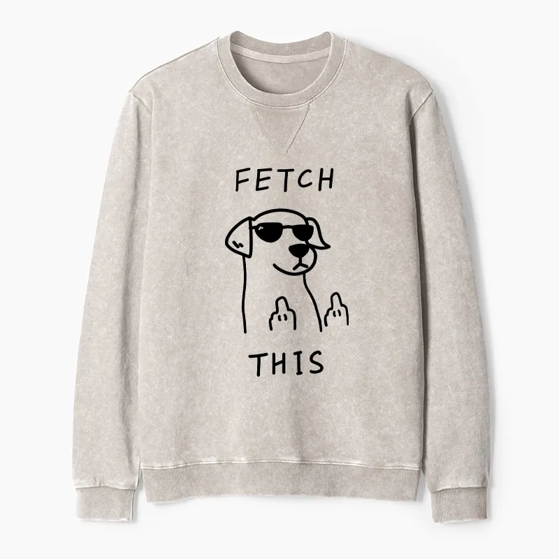 Tokyo-Tiger Rebellious Dog Washed Terry Sweatshirt Sale