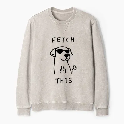 Tokyo-Tiger Rebellious Dog Washed Terry Sweatshirt