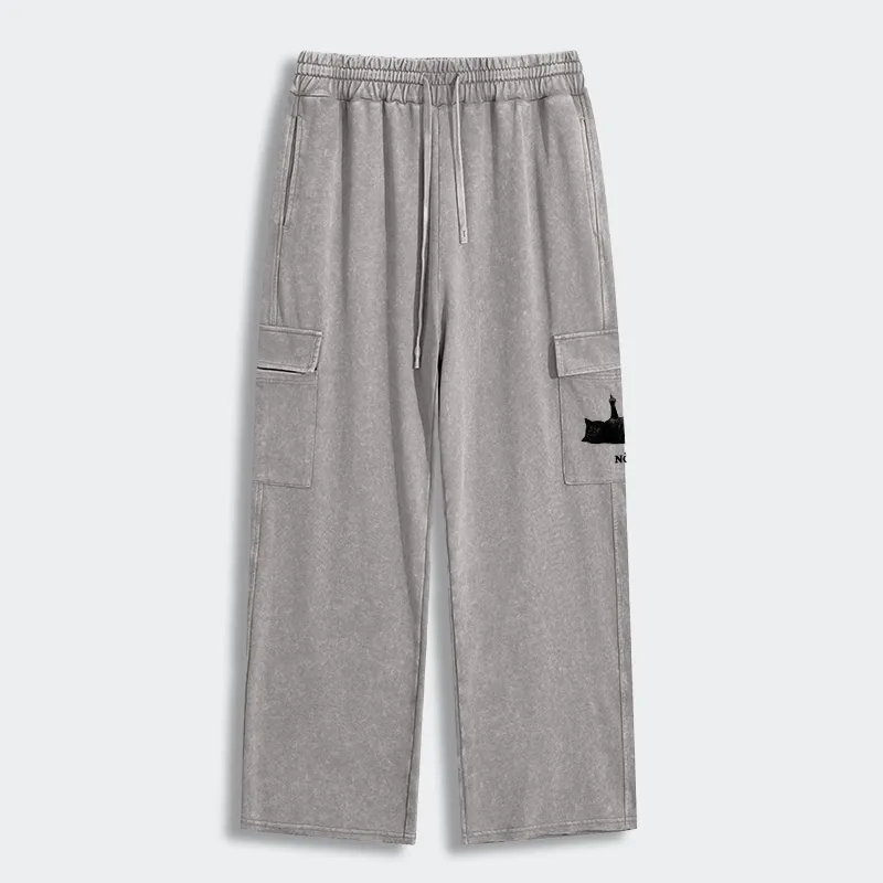 Tokyo-Tiger Cat Refused Washed Utility Sweatpants Sale