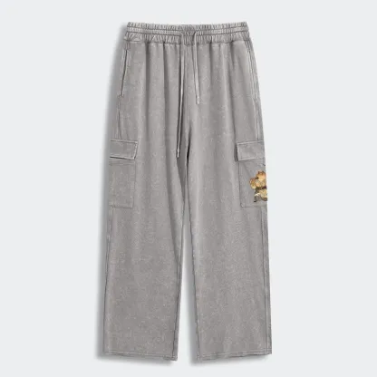 Tokyo-Tiger Capybara Archery Washed Utility Sweatpants