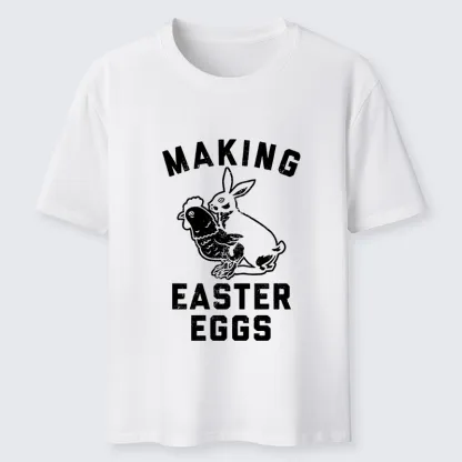 Tokyo-Tiger Making Eggs Easter Classic T-Shirt